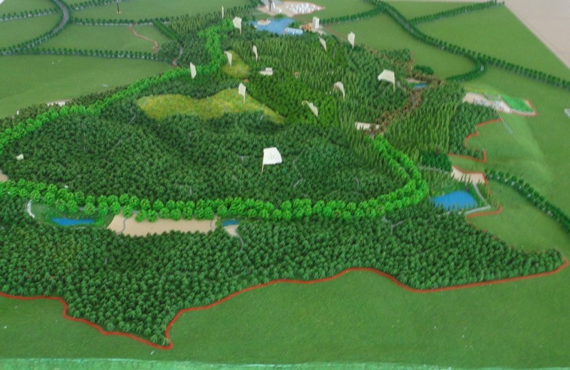 湛江市国家森林公园沙盘模型